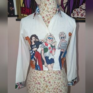 Stylish Women's Graphic Print Top